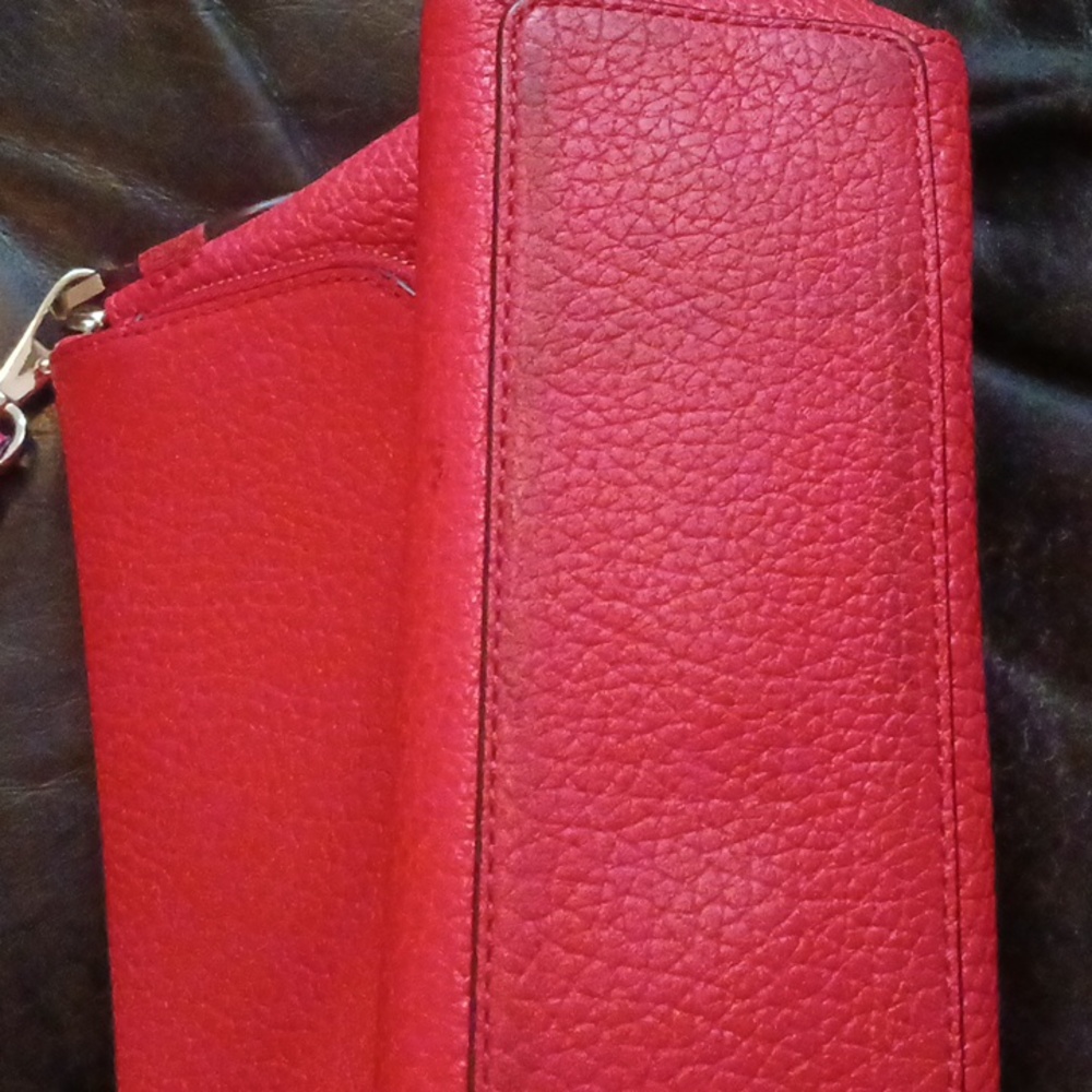 Kate Spade Carter Street Georgia Leather Crossbody/Shoulder Bag-Burnt Orange EUC - Picture 14 of 16